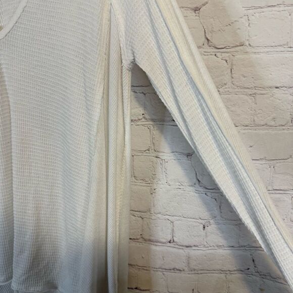 Free People Pacific Thermal Top White size medium - Picture 5 of 9